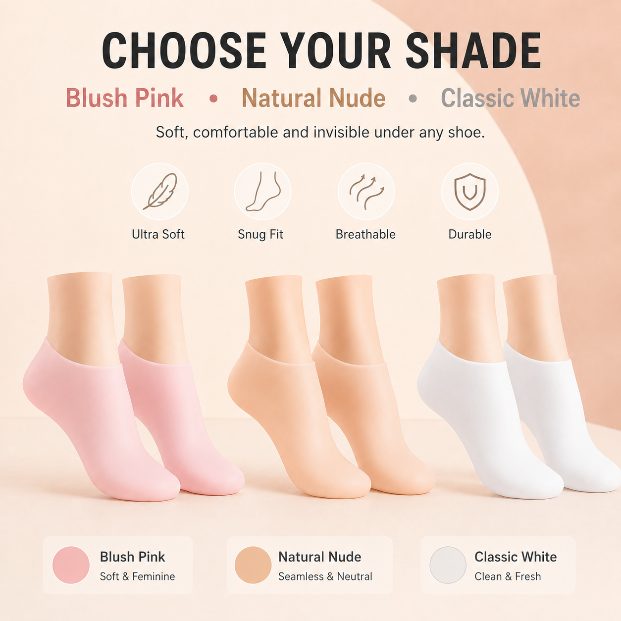 ✨Women's Foot Care Silicone Socks