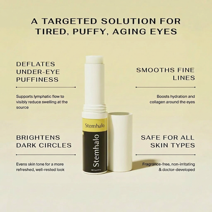 Stemhalo All-In-One Under-Eye Renewal Balm Brightens, Depuffs & Smooths Lines