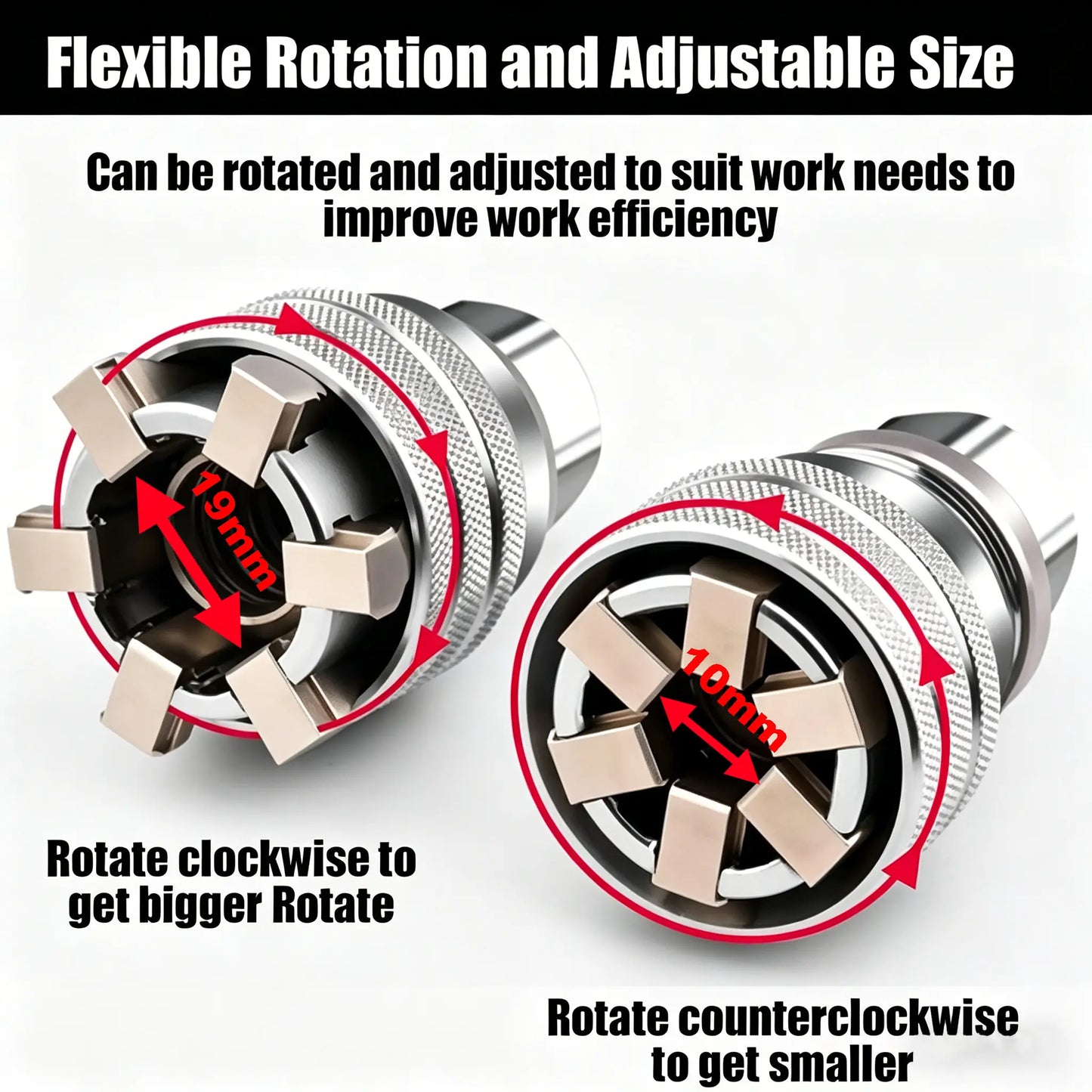 🔥 Universal Socket Wrench™                     One Tool Replaces 30+ Sockets        Adjustable Universal Socket Tool for Ratchets, Torque Wrenches & Power Drills
