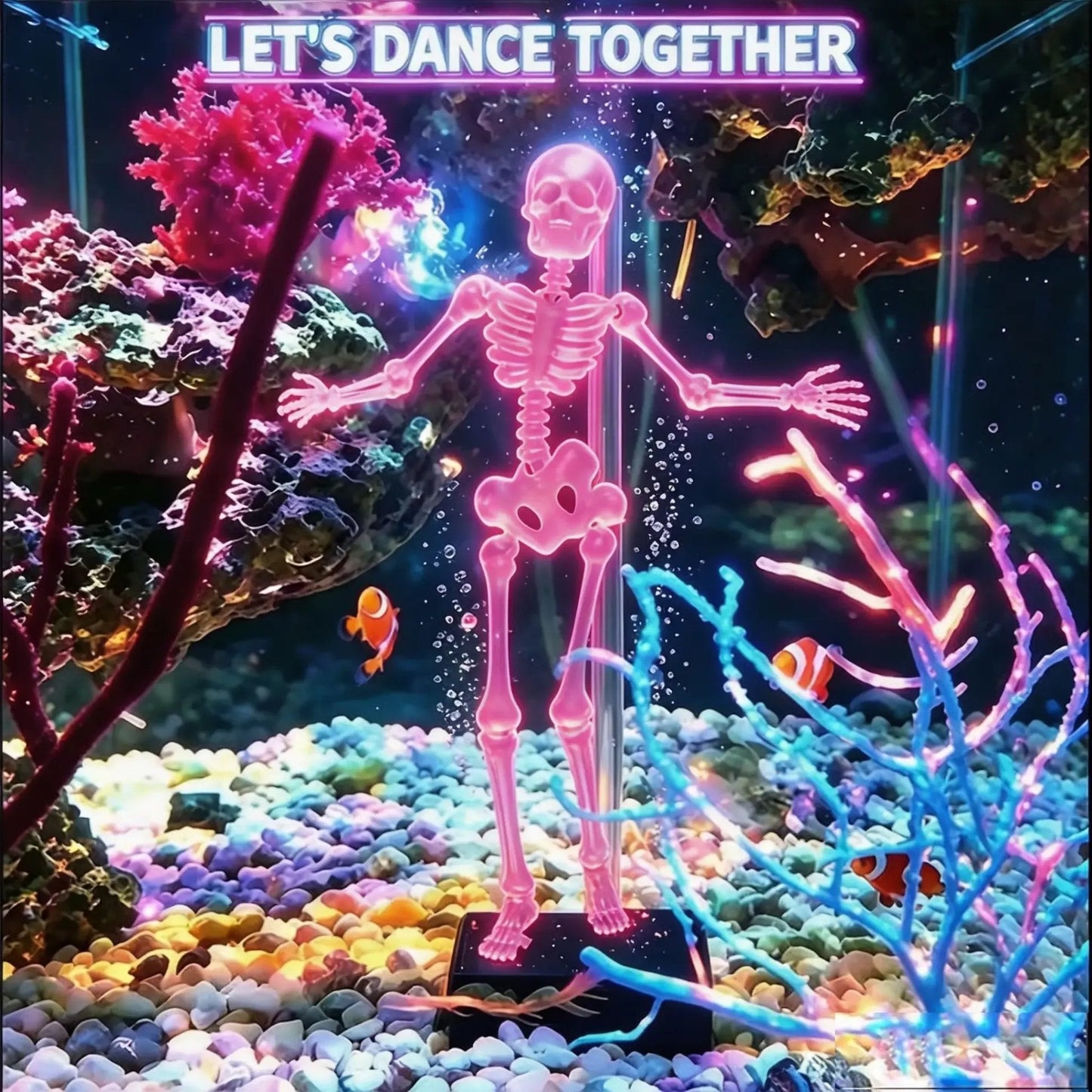 💀Dancing Skeleton Aquarium Bubbler🫧