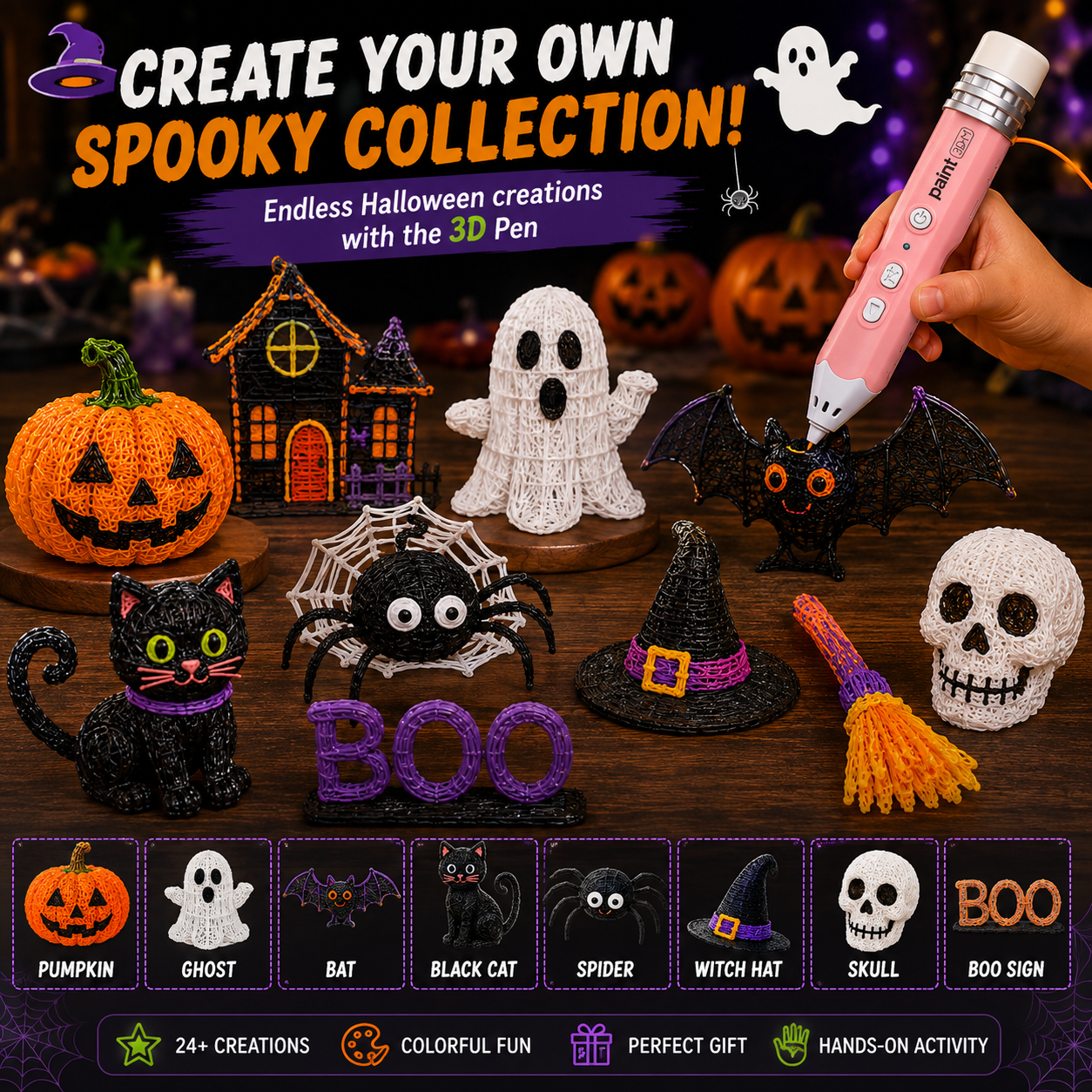 🎃 3D Magic Drawing Pen™ Turn Imagination Into Real 3D Creations