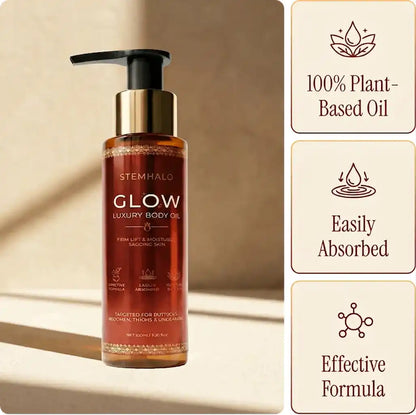 Stemhalo Glow Body Oil | Firm, Tighten & Brighten Sagging Body Skin