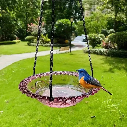 🔥💐SPRING DAY SALE- ONLY 💲23.99!⚡50K+ SOLD!🐦Solar Cascade Hanging Bird Bath Fountain