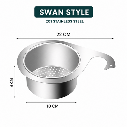 🧺 SAVE 60% Hanging Sink Drain Basket 💧 Catch Scraps & Drain Water Fast