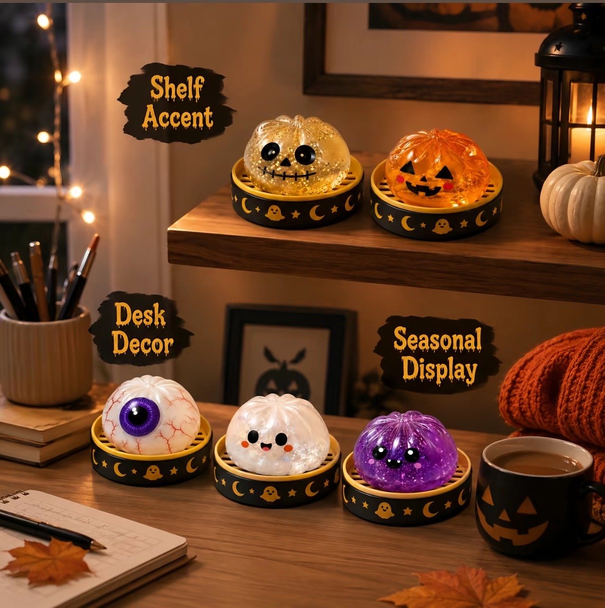 👻Halloween Ghost Dumpling Squishy Toy