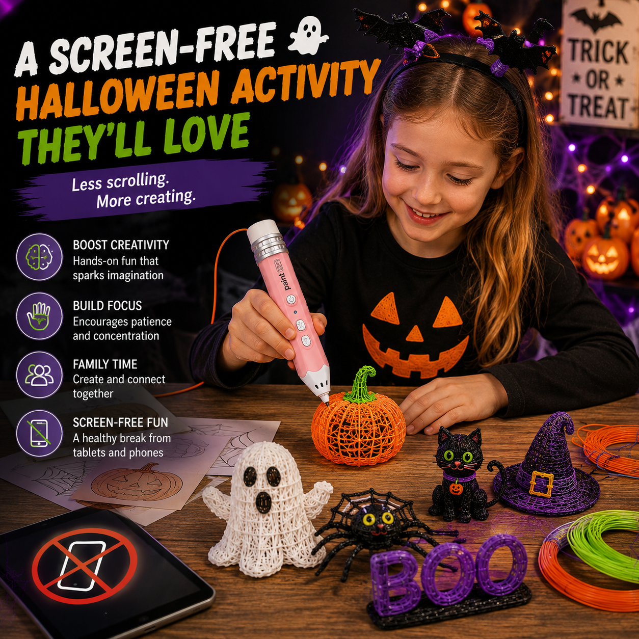 🎃 3D Magic Drawing Pen™ Turn Imagination Into Real 3D Creations