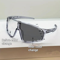 Transparent gray frame [discoloration gray]