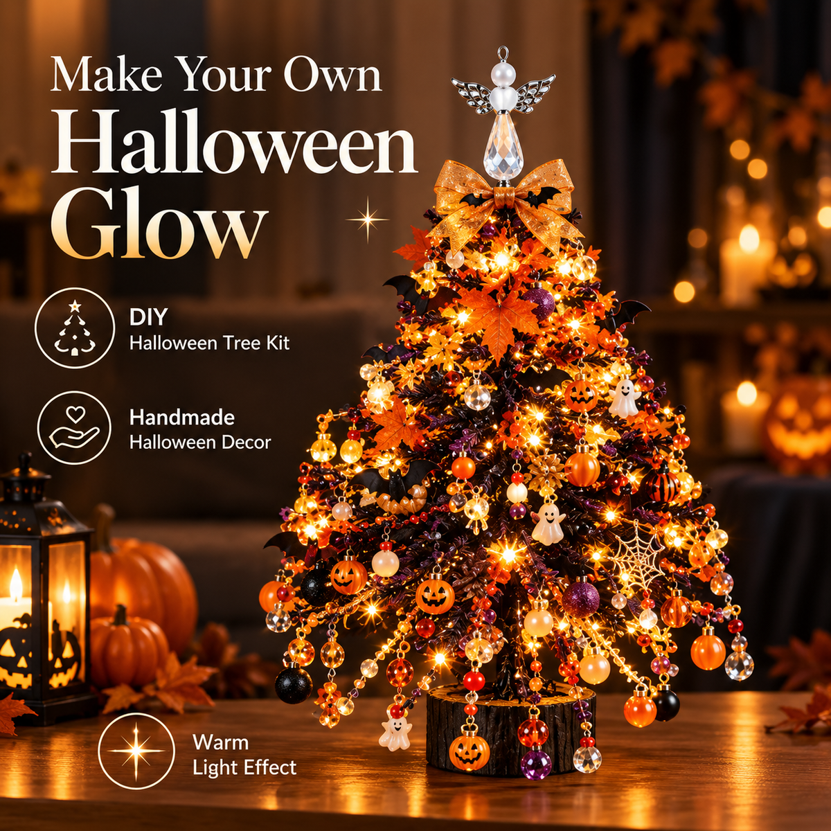 🌟 50% OFF Beaded Christmas Tree DIY Kit 🎄 Make Your Own Festive Keepsake This Holiday