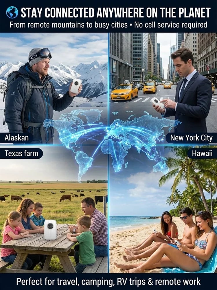 🎁 Special Price $37.99 📶 Portable WiFi Hotspot – Power On & Stay Connected