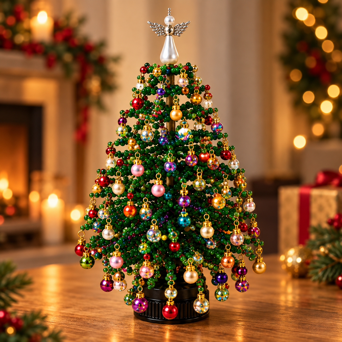🌟 50% OFF Beaded Christmas Tree DIY Kit 🎄 Make Your Own Festive Keepsake This Holiday