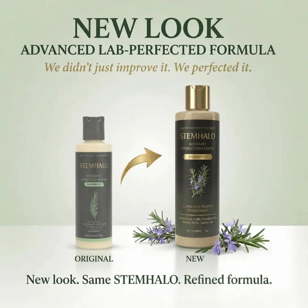 Stemhalo Growth-Support Shampoo | Stop Excessive Shedding & Grow Denser Hair