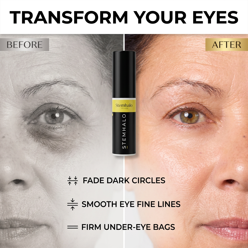Stemhalo All-In-One Under-Eye Renewal Balm Brightens, Depuffs & Smooths Lines