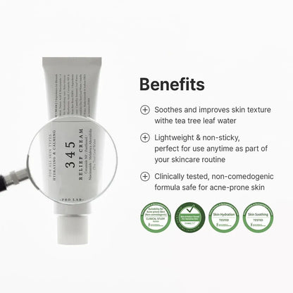 Stemhalo 345 Relief Cream | Reduce Blemishes, Calm Redness & Restore Facial Skin