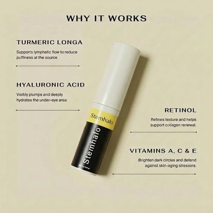 Stemhalo All-In-One Under-Eye Renewal Balm Brightens, Depuffs & Smooths Lines