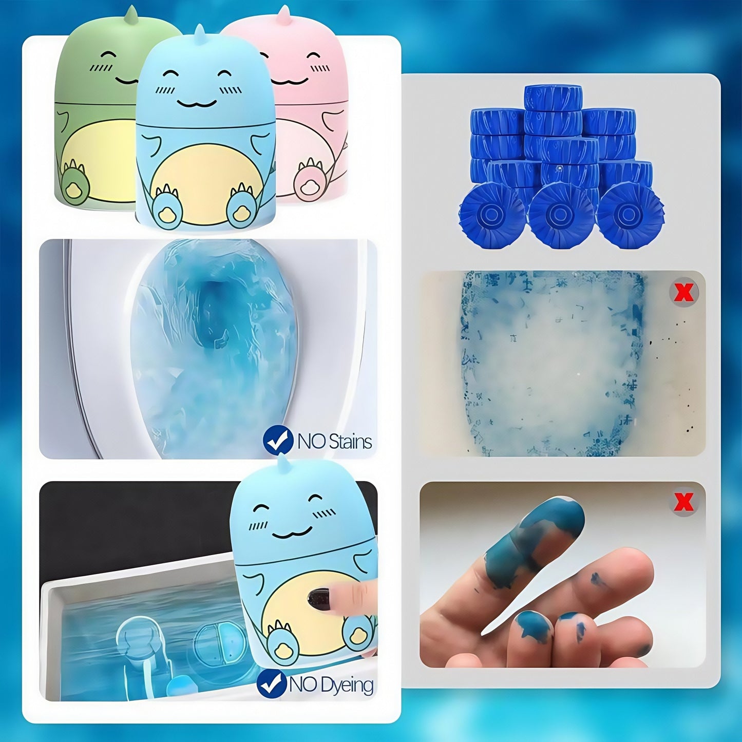 🏆Flash Sale🔥🔥Toilet Cleaner & Toilet Deodorizer Wonder,Best Gifts