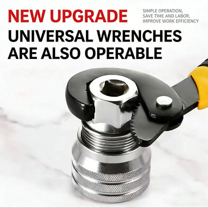 🔥 Universal Socket Wrench™                     One Tool Replaces 30+ Sockets        Adjustable Universal Socket Tool for Ratchets, Torque Wrenches & Power Drills