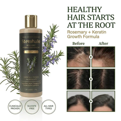 Stemhalo Growth-Support Shampoo | Stop Excessive Shedding & Grow Denser Hair