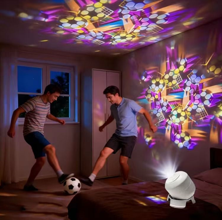 Dynamic Rotating LED Projector Light