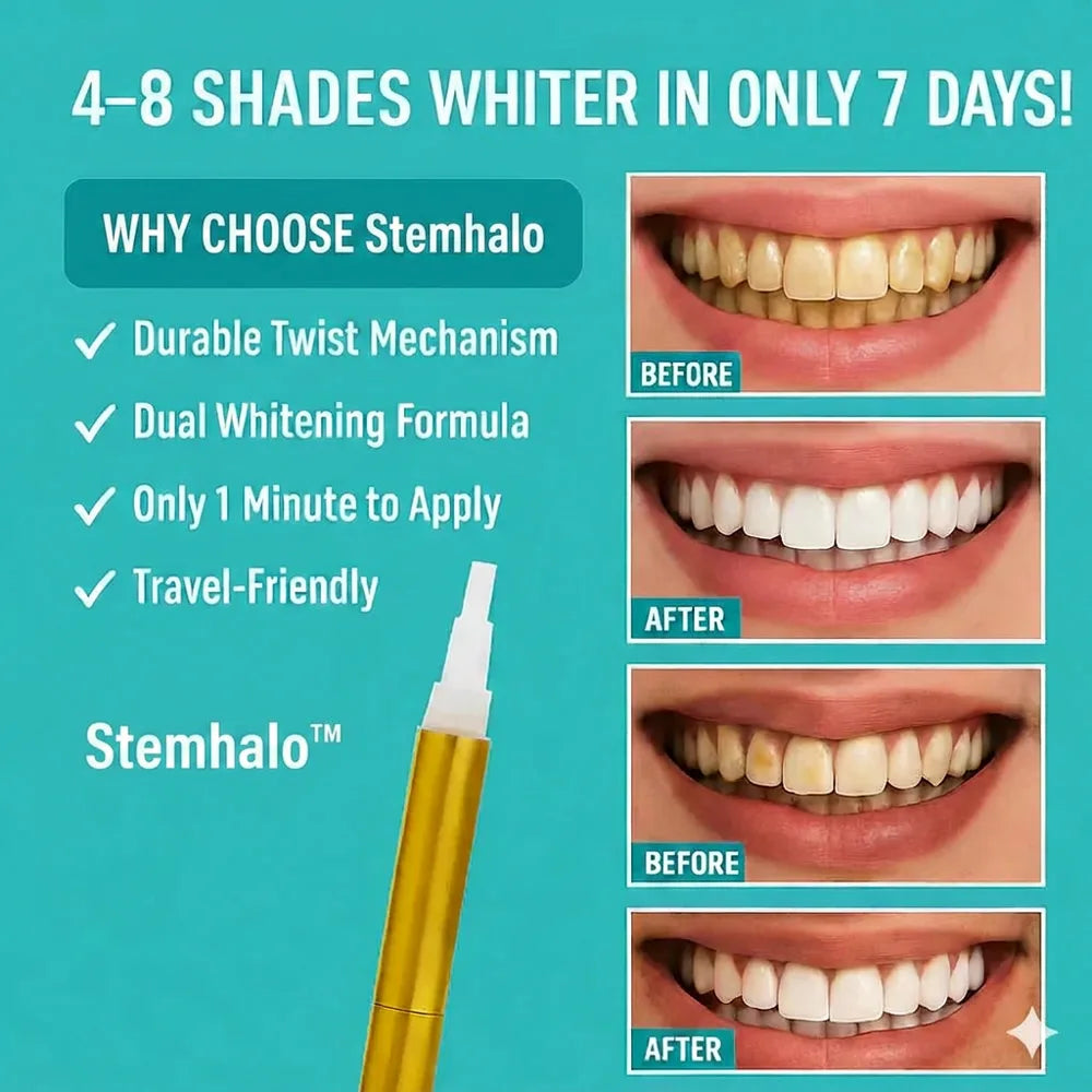 Stemhalo Teeth Whitening Serum Pen Whiten Teeth & Remove Stains