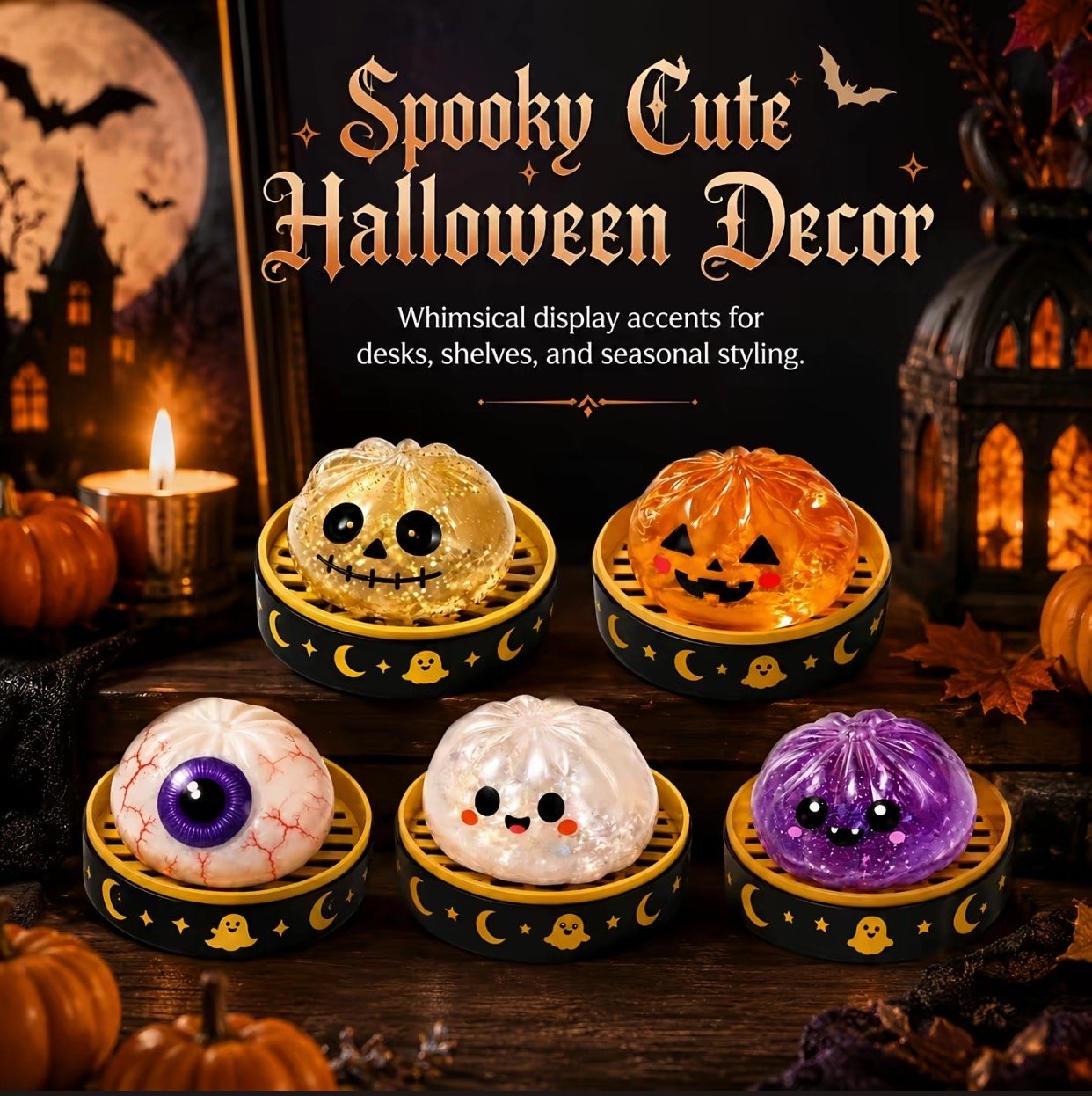 👻Halloween Ghost Dumpling Squishy Toy