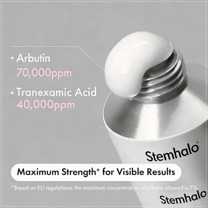 Stemhalo Arbutin Cream | Erase Dark Spots, Even Tone, Gentle Formula For Sensitive Skin