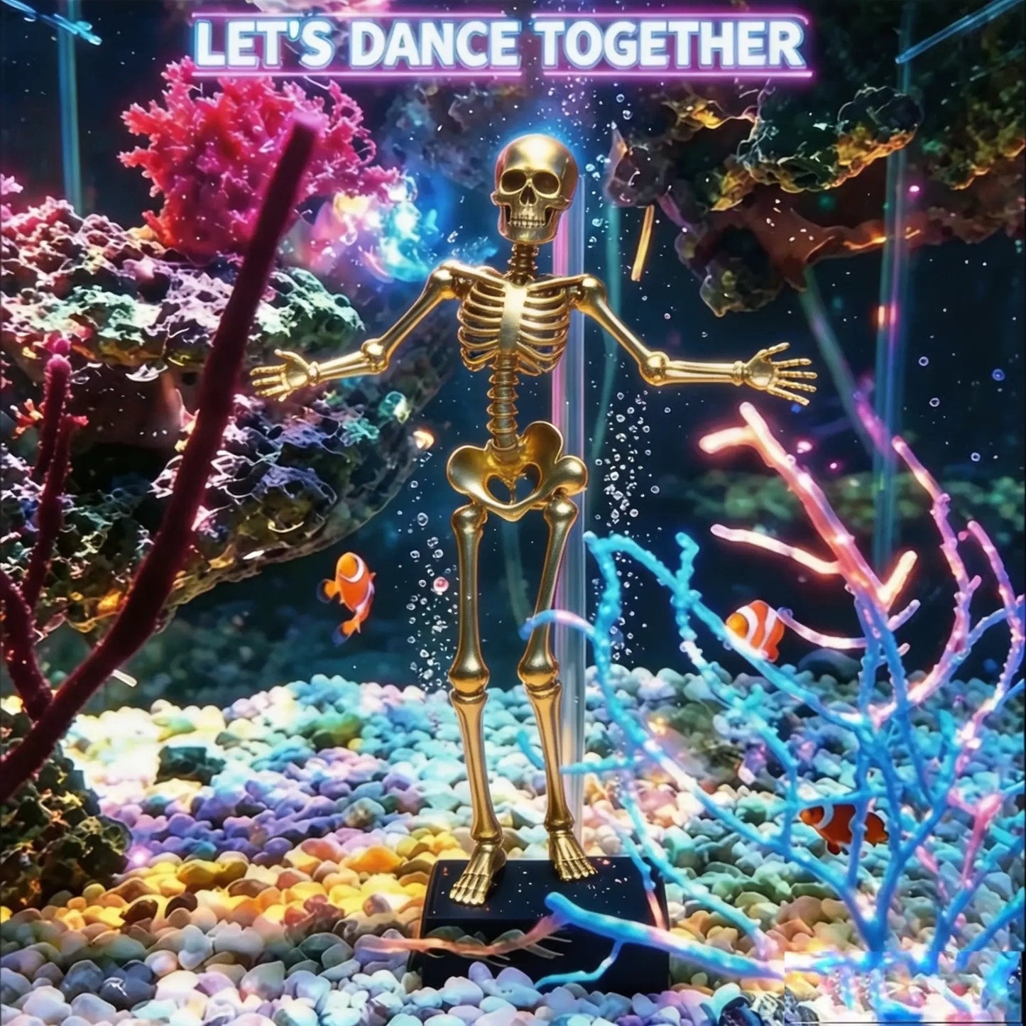 💀Dancing Skeleton Aquarium Bubbler🫧