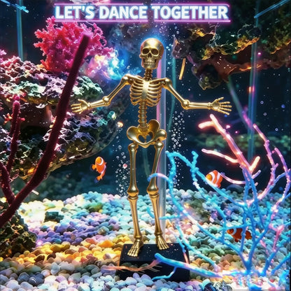 💀Dancing Skeleton Aquarium Bubbler🫧
