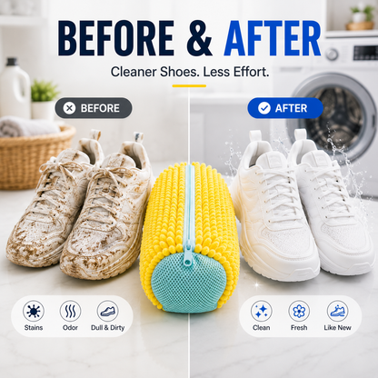 No-Scrub Shoe Washing Bag – Clean & Protect Your Sneakers In The Washing Machine