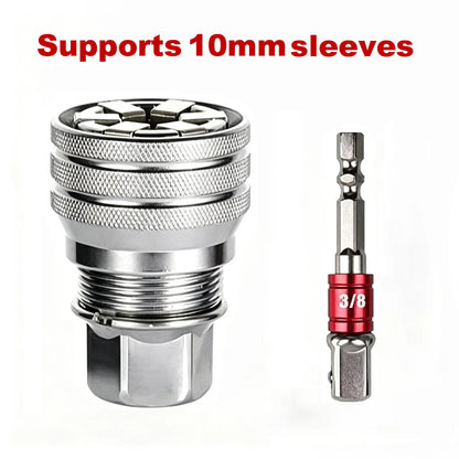 🔥 Universal Socket Wrench™                     One Tool Replaces 30+ Sockets        Adjustable Universal Socket Tool for Ratchets, Torque Wrenches & Power Drills
