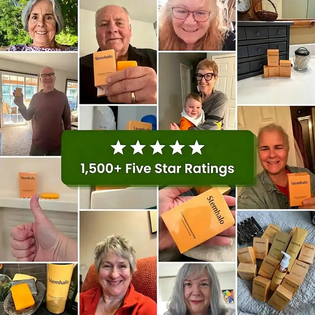 Stemhalo Deodorizing Persimmon Soap |Target Age-Related Skin Odor At The Source