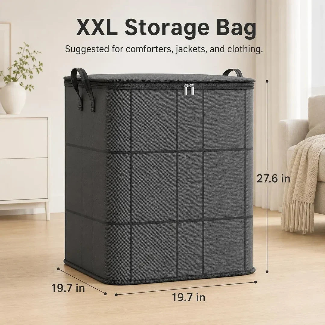 🔥Summer Limited-Time 50% OFF 🎁 – Large Capacity Zippered Fabric Organizer for Bedding & Clothes