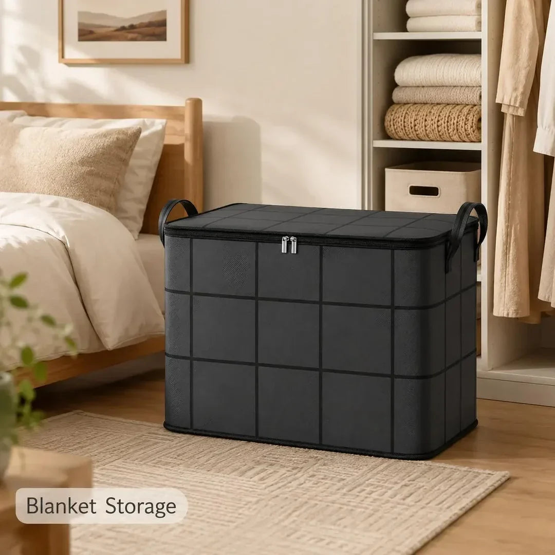 🔥Summer Limited-Time 50% OFF 🎁 – Large Capacity Zippered Fabric Organizer for Bedding & Clothes