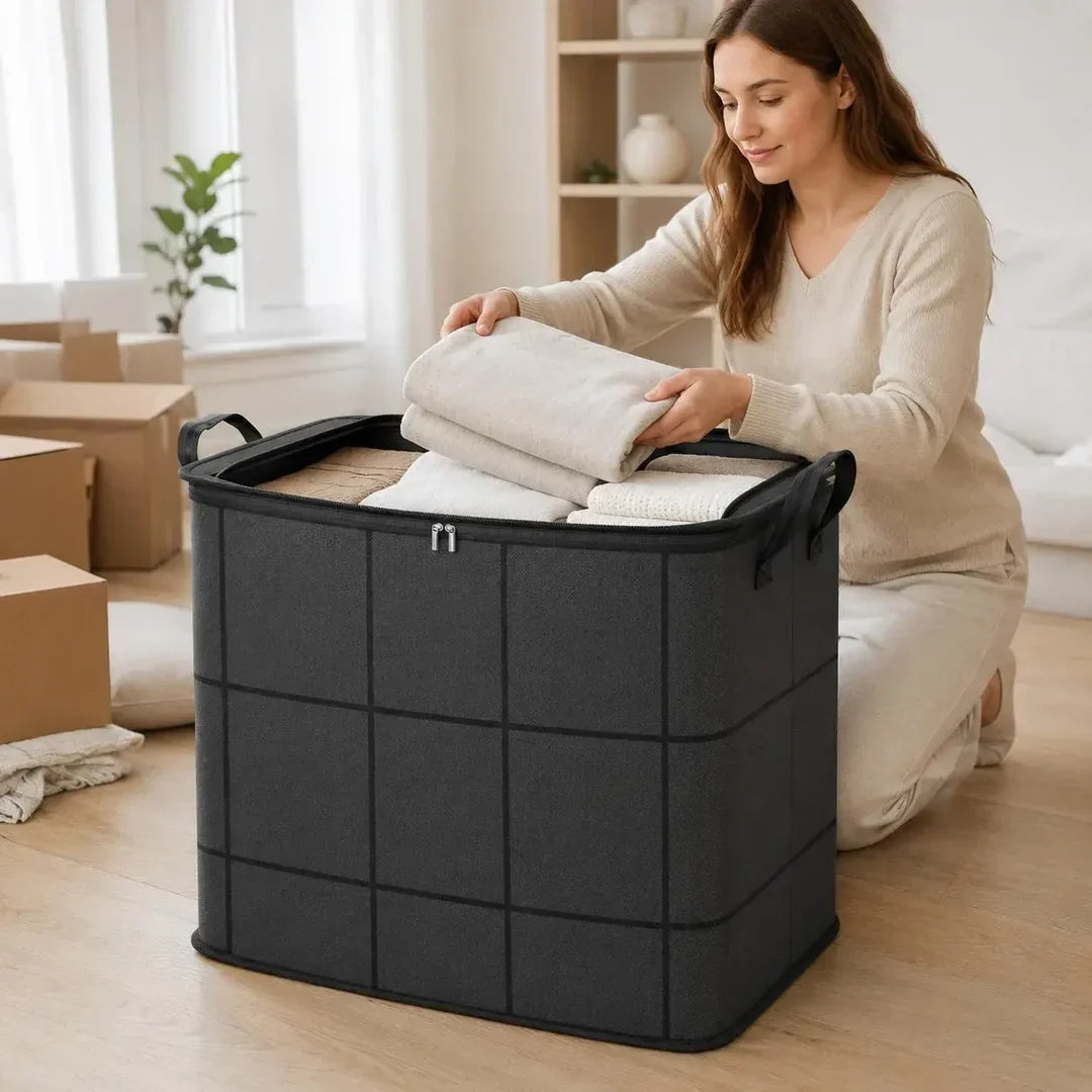 🔥Summer Limited-Time 50% OFF 🎁 – Large Capacity Zippered Fabric Organizer for Bedding & Clothes