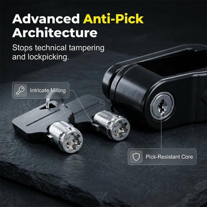 🔒 Motorcycle Disc Brake Alarm Lock – 110dB Anti-Theft Security 🏍️